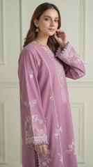 RIWAQ - 2PCS EMBROIDERED UNSTITCHED DHANAK SUIT #RWQ2134