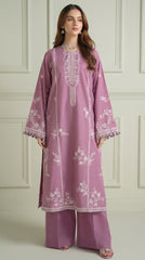 RIWAQ - 2PCS EMBROIDERED UNSTITCHED DHANAK SUIT #RWQ2134