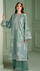 RIWAQ - 2PCS EMBROIDERED UNSTITCHED DHANAK SUIT #RWQ2135
