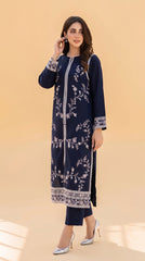 RIWAQ - 2PCS EMBROIDERED UNSTITCHED DHANAK SUIT #RWQ2136