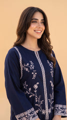 RIWAQ - 2PCS EMBROIDERED UNSTITCHED DHANAK SUIT #RWQ2136