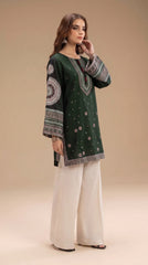 RIWAQ - 2PCS EMBROIDERED UNSTITCHED DHANAK SUIT #RWQ2139