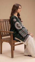 RIWAQ - 2PCS EMBROIDERED UNSTITCHED DHANAK SUIT #RWQ2139
