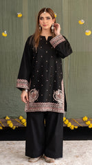 RIWAQ - 2PCS EMBROIDERED UNSTITCHED DHANAK SUIT #RWQ2130