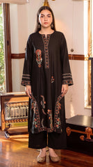 RIWAQ - 2PCS EMBROIDERED UNSTITCHED DHANAK SUIT #RWQ2131