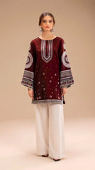 RIWAQ - 2PCS EMBROIDERED UNSTITCHED DHANAK SUIT #RWQ2140