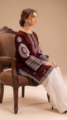 RIWAQ - 2PCS EMBROIDERED UNSTITCHED DHANAK SUIT #RWQ2140