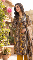 RIWAQ - 3PCS UNSTITCHED PREMIUM LAWN SUIT #RWQ317