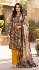 RIWAQ - 3PCS UNSTITCHED PREMIUM LAWN SUIT #RWQ317