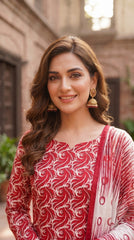 RIWAQ - 3PCS UNSTITCHED PREMIUM LAWN SUIT #RWQ316
