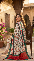 RIWAQ - 3PCS UNSTITCHED PREMIUM LAWN SUIT #RWQ319