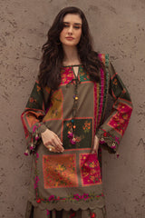 RIWAQ - 3PCS UNSTITCHED PREMIUM LAWN SUIT #RWQ042